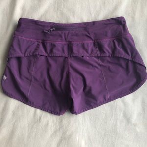 LULULEMON SPEED UP SHORTS